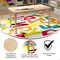 Flash Furniture 23.5 in W, 47 in L, 23 in H, Beechwood, Birch Plywood, Steel, Beech MK-ME088025-GG - alternate 6